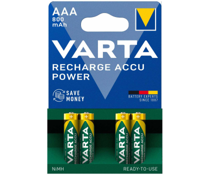 Bateria lub akumulatorek Varta Recharge Accu Power AAA 800mAh (4 szt.)